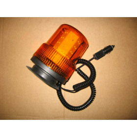 Мигалка LED (12В-24В) оранжевая (проблесковый маяк) (МАГНИТ) (ТУРЦИЯ) (ТС)